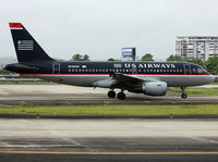 N740UW @ TJSJ - U.S.Airways Airbus A 319-112  N740UW (1265) @ TJSJ / SJU - by John van den Berg - C.A.C