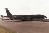 59-1506 @ EGDM - KC-135E Stratotanker, callsign Shake 89, of 147th Air Refuelling Squadron Pennsylvania ANG on display at the 1990 Boscombe Down Battle of Britain 50th Anniversary Airshow. - by Peter Nicholson