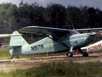 N9171K @ BST - Stinson Voyager 108 resident at Belfast, Maine in the Summer of 1975. - by Peter Nicholson