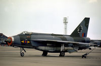 XR724 @ EGXC - Lightning F.6 of 11 Squadron on the flight line at the 1979 RAF Coningsby Airshow. - by Peter Nicholson
