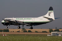 G-LOFC @ LOWW - Atlantic Airlines Lockheed Electra - by Dietmar Schreiber - VAP
