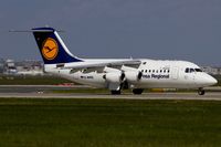 D-AVRG @ EDDF - departing via RW18W