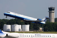 N171GJ @ ORF - United Express (GoJet Airlines) N171GJ (FLT GJS7465) departing RWY 5 en route to Washington Dulles Int'l (KIAD).