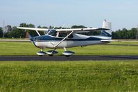 N5617A @ DLZ - Departing Delaware, Ohio during the EAA fly-in breakfast. - by Bob Simmermon