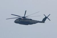 UNKNOWN - Marine helicopter seen near Marion, Ohio, en route to Battle Creek, Michigan for President Obama. - by Bob Simmermon