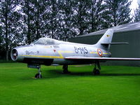 83 @ X4WT - Dassault MD-454 Mystere IVA at the Newark Air Museum - by Chris Hall