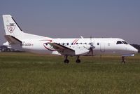 OE-GOD @ LOLW - 100 years Airfield Wels-Robin Hood Saab 340 - by Delta Kilo