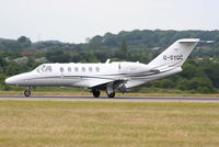 G-SYGC @ EGGW - Synergy Aviation Cessna 525A CitationJet CJ2 - by Chris Hall