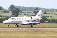 G-SYGC @ EGGW - Synergy Aviation Cessna 525A CitationJet CJ2 - by Chris Hall