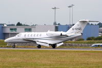 G-SYGC @ EGGW - Synergy Aviation Cessna 525A CitationJet CJ2 - by Chris Hall