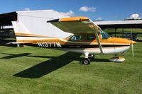 N1377M @ 2D7 - Departing the Father's Day breakfast fly-in, Beach City, Ohio. - by Bob Simmermon