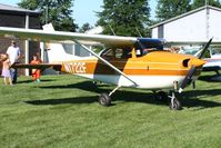 N1722F @ 2D7 - Parked in the grass at the Father's Day breakfast fly-in, Beach City, Ohio. - by Bob Simmermon