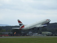 G-DOCE @ EGPH - British airways B737 Departs runway 24 for LGW - by Mike stanners