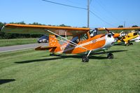 N9152L @ 2D7 - Parked in the grass at Beach City, Ohio during the Father's Day fly-in. - by Bob Simmermon