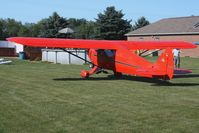 N40678 @ 2D7 - Parked in the grass at Beach City, Ohio during the Father's Day fly-in. - by Bob Simmermon