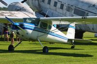 N72672 @ 2D7 - Parked in the grass at Beach City, Ohio during the Father's Day fly-in. - by Bob Simmermon
