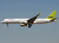 YL-BDB @ LEBL - Landing rwy 25R... Now with winglets... - by Shunn311