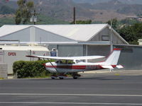 N8091L @ SZI - 1967 Cessna 172H, Continental O-300 145 Hp, refueling - by Doug Robertson