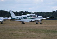 G-BBFD @ EGLM - Piper Cherokee Arrow II at White Waltham - by moxy