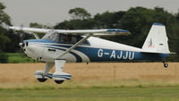 G-AJJU @ EGTH - G-AJJU departing Shuttleworth Military Pagent Air Display August 2010  - by Eric.Fishwick