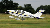 G-BOIT @ EGTH - G-BOIT departing Shuttleworth Military Pagent Air Display August 2010 