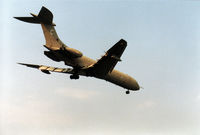 ZA142 @ EGQL - VC-10 K.2 of 101 Squadron at RAF Brize Norton on final approach to RAF Leuchars in April 1990. - by Peter Nicholson