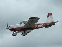 G-RUBB @ EGLK - LOCAL AA-5B LANDING AFTER A LOCAL FLIGHT AND SOME TOUCH AND GOES - by BIKE PILOT