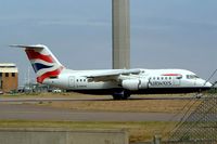 G-MIMA @ EGGW - BAe 146-200 [E2079] British Airways Luton~UK 28/08/2003 - by Ray Barber