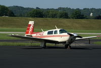 N1142Z @ I73 - 1981 Mooney M20J - by Allen M. Schultheiss