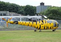 N9362 - Aerospatiale SA.316B Alouette III parked on the lawn in front of the AeroVenture Museum, Doncaster - by Ingo Warnecke