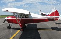 N2414F @ KAXN - Piper PA-22-150 Tri-Pacer on the line. - by Kreg Anderson