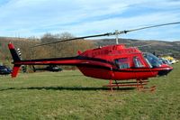 G-TGRZ @ EGBC - Bell 206B3 Jet Ranger III [2288] Tiger Helicopters Cheltenham Racecourse~G 16/03/2004. - by Ray Barber