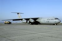 66-7955 @ EDDF - Although closed several years earlier Frankfurt was reopened as an active base during the build up of American forces in the Balkans. The Starlifter was one of the aircraft types that returned to this former main USAF transport station in Europe.