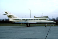 PH-ILF @ EHGG - A long serving bizjet of the Philips company fleet. It was in service from 1968 to 1994. From the G.Bouma collection - by Joop de Groot