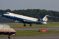 N166GJ @ ORF - United Express (GoJet Airlines) N166GJ (FLT GJS7352) departing RWY 5 en route to Chicago O'Hare Int'l (KORD).