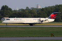 N786CA @ ORF - Delta Connection (Comair) N786CA (FLT COM707) rolling out on RWY 5 after arrival from New York La Guardia (KLGA). - by Dean Heald