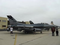 86-0296 @ NTD - 1986 General Dynamics F-16C FIGHTING FALCON, P&W F100-P-220 afterburning Turbofan 27,263 lbst, of 144th Fighter Wing. Some prefer calling the F-16 'VIPER' - by Doug Robertson