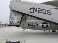 165824 @ NTD - Northrop Grumman E2C HAWKEYE of VAW-112, two Allison T56-A-8A Turboprops 4050 shp each - by Doug Robertson