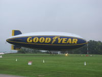 N3A @ KOSH - GoodYear Blimp moored at the Pioneer airport/Museum EAA Oshkosh 2010 - by steveowen