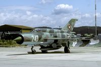 243 @ LZSL - My very first Bulgarian MiG-21! In fact my very first Bulgarian aircraft... - by Joop de Groot