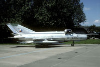 4307 @ EHLW - Leeuwarden open house. This was the very first time a MiG-21 paid a visit to the field. - by Joop de Groot