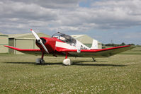 G-AYGA @ X5FB - Jodel D-117 at Fishburn Airfield, UK in July 2010. Previously F-BHNU.  - by Malcolm Clarke