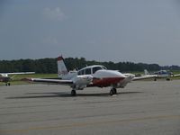 C-FBVB @ GWW - Piper Aztec, with Canadian registration that landed at Goldsboro-Wayne for a meeting with local farmers. - by George Zimmerman