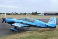 G-ZEXL @ EGLF - Extra EA-300L of the Selex Galileo 'Blades' flying for the RAFA at Farnborough International 2010 - by Ingo Warnecke