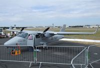 OE-FAT @ EGLF - Tecnam P2006T MMA (Multi Mission Aircraft) at Farnborough International 2010 - by Ingo Warnecke