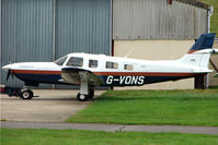 G-VONS @ EGBJ - 2000 New Piper Aircraft Inc PIPER PA-32R-301T, c/n: 3257155 at Staverton Airport - by Terry Fletcher