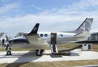 N890EU @ EGLF - Beechcraft King Air C90GTX at Farnborough International 2010