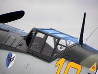 G-BWUE @ EGSU - Flying Legends  Air Show Duxford 2010 - by Henk Geerlings