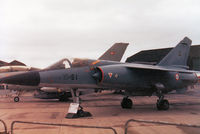 70 @ EGQL - Mirage F.1 of French Air Force's EC.10 on display at the 1984 RAF Leuchars Airshow. - by Peter Nicholson