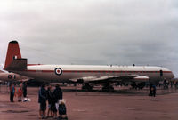 XS235 @ EGQL - Comet 4C named Canopus of Boscombe Down's Aeroplane & Armament Experimental Establishment on display at the 1984 RAF Leuchars Airshow. - by Peter Nicholson